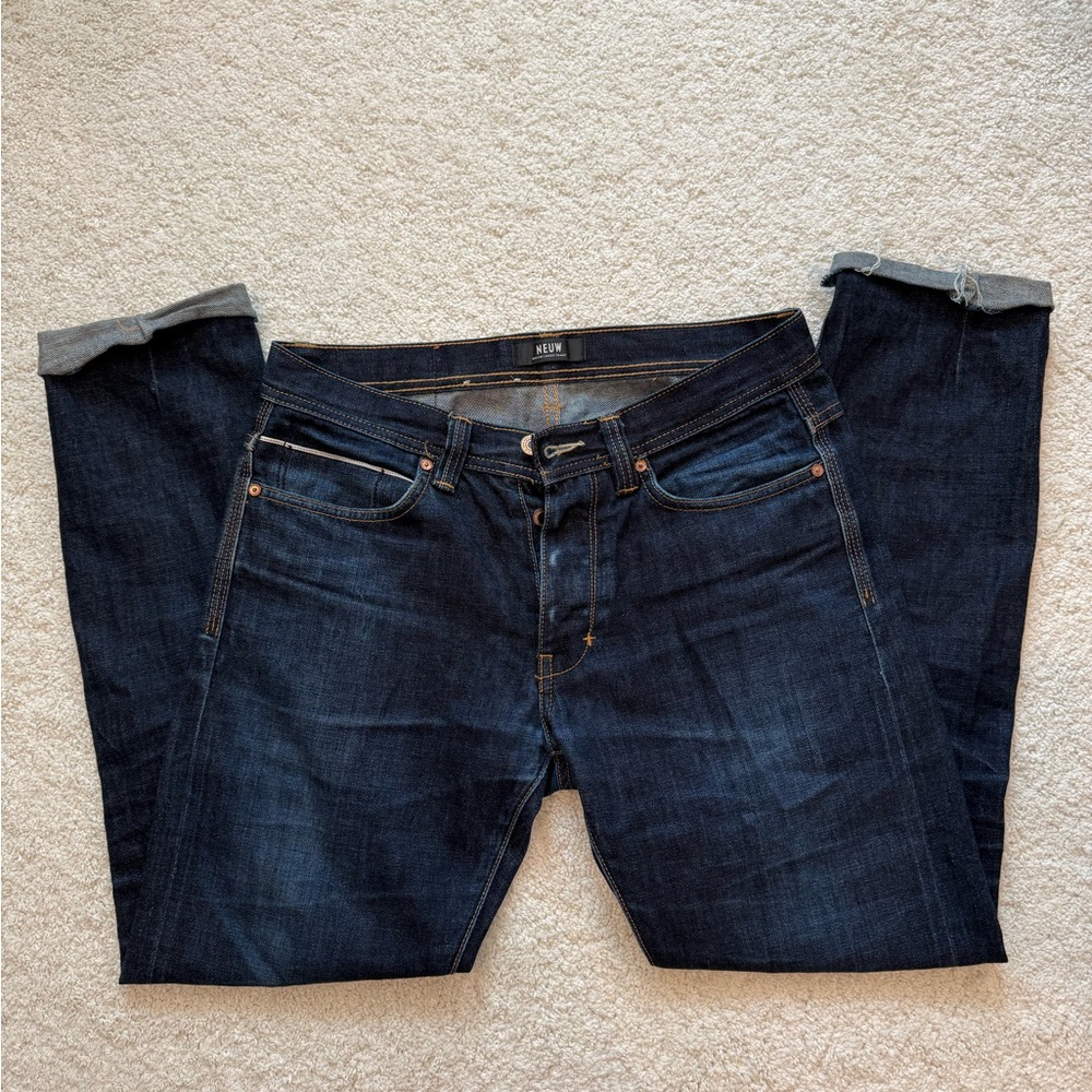 Neuw Men's Deep Blue Slim Jeans 30x32